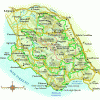 La mappa del territorio del Parco Nazionale del Cilento e Vallo di Diano